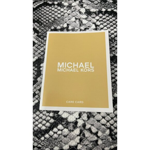 Michael Kors $558 Embossed Leather Snake XL Crossbody Bag NWT - Picture 10 of 11